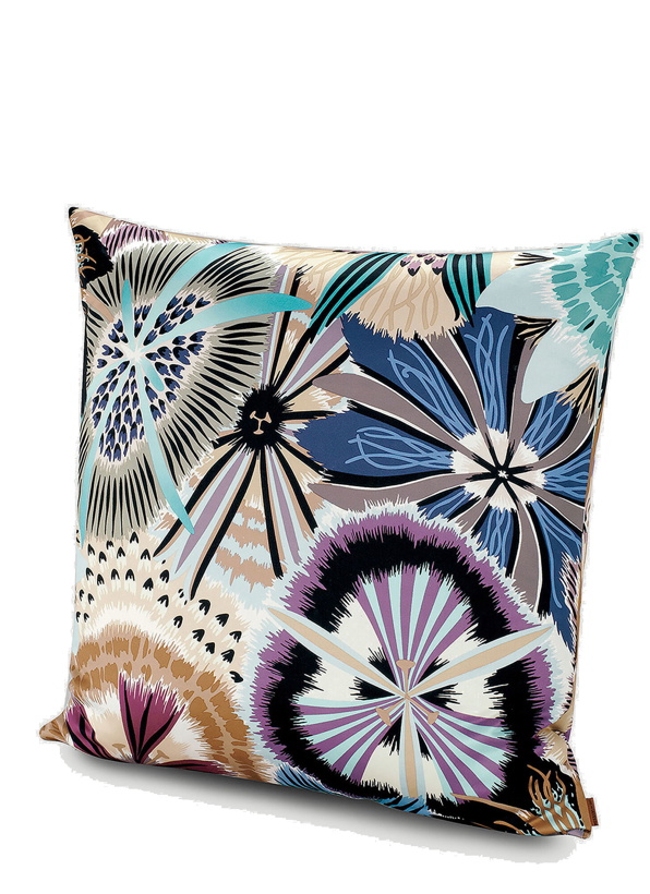 Photo: Passiflora Giant Print Large Cushion in Multicolour