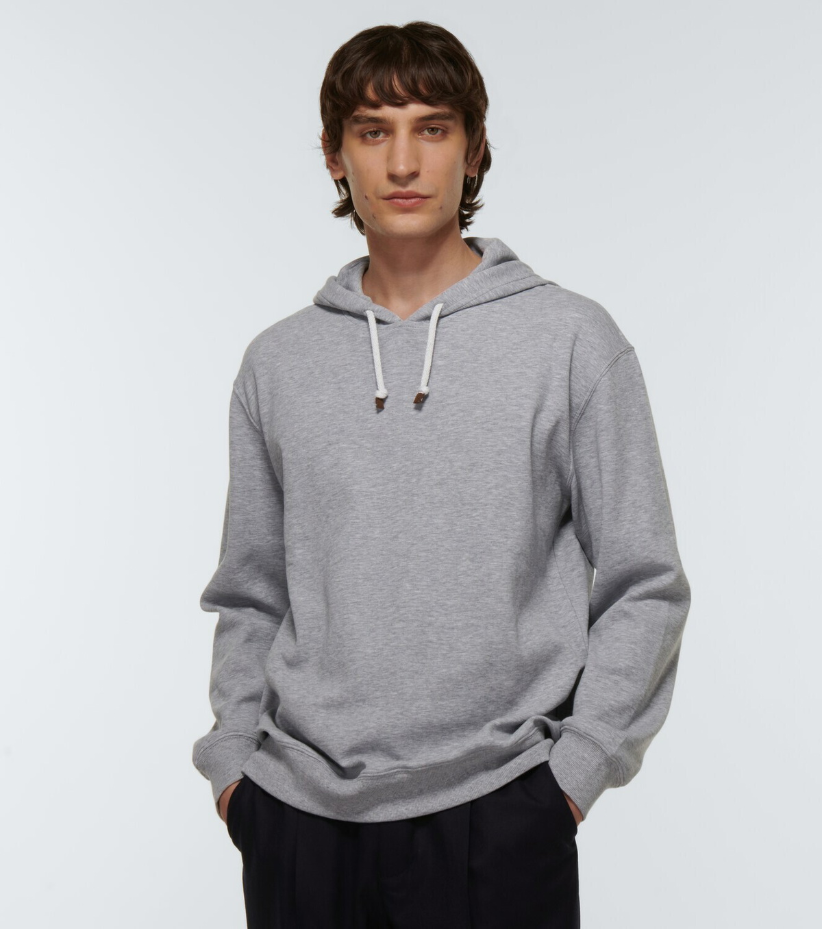 Jersey cotton online hoodie