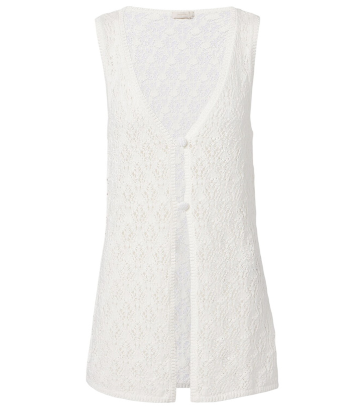 Photo: Faithfull Fio pointelle cotton vest