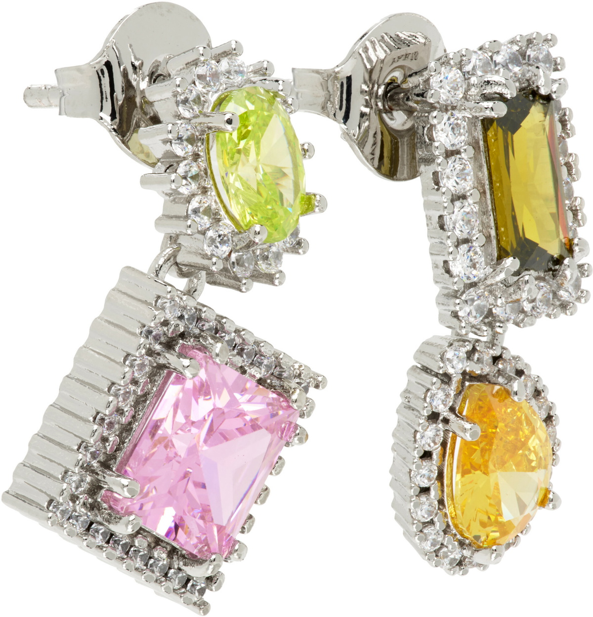 Maison Margiela Cluster Short Pendant Earrings