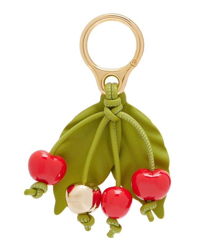 Photo: Loewe Paula's Ibiza Cherry leather-trimmed charm