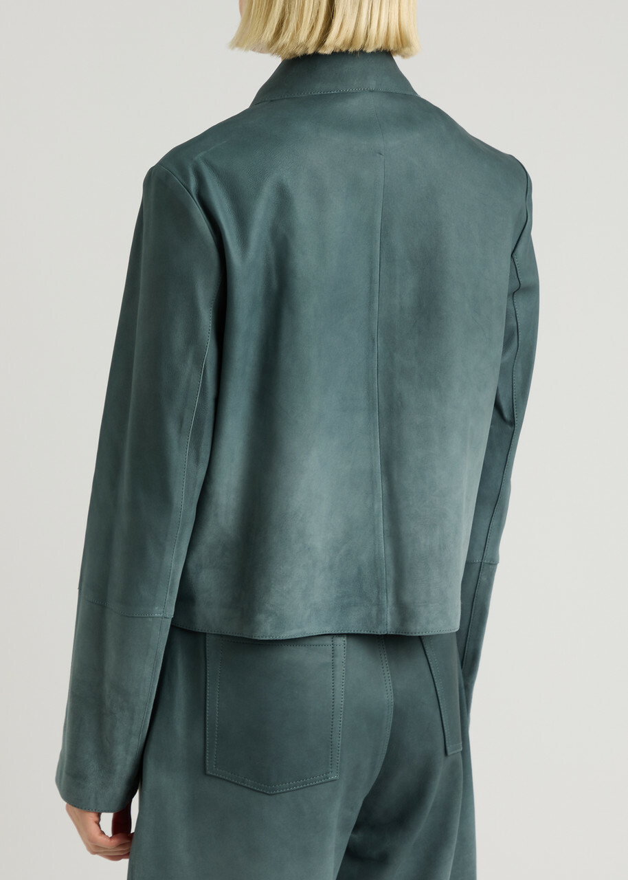 Arma Emy Dégradé Suede Jacket Blue
