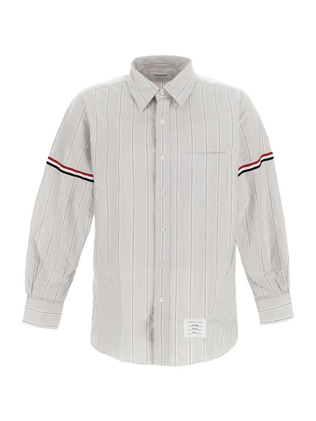 Photo: Thom Browne Straight Fit Long Sleeved Shirt