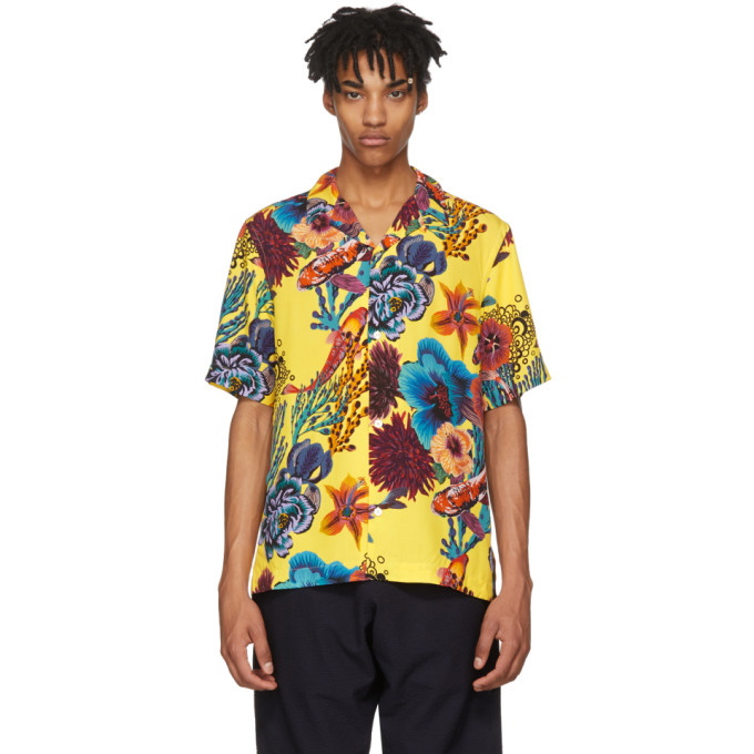 Photo: Paul Smith Yellow Hawaiian Print Shirt