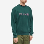 Palmes Men's Letters Crew Sweat in Green