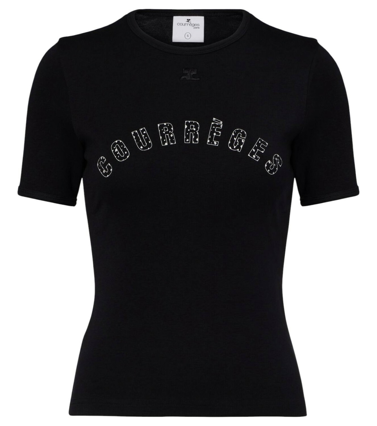 Courrèges Logo cotton jersey T-shirt Courreges