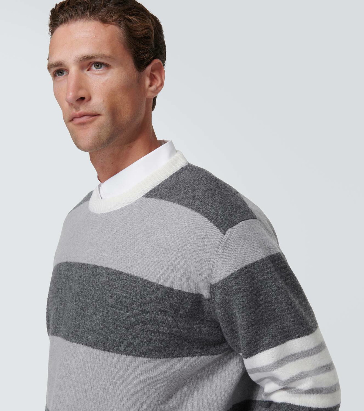 Thom Browne Rugby striped merino wool sweater Thom Browne