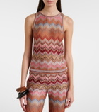 Missoni Zig Zag lamé tank top