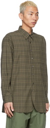 Engineered Garments Green Madras Check Shirt