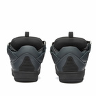 Lanvin Men's Curb Sneakers in Dark Grey