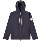 Moncler Men's Carles Ghost Logo Hooded Jacket in Navy