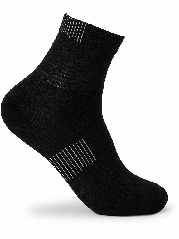 Photo: ON - Ultralight Stretch-Jersey Socks - Black