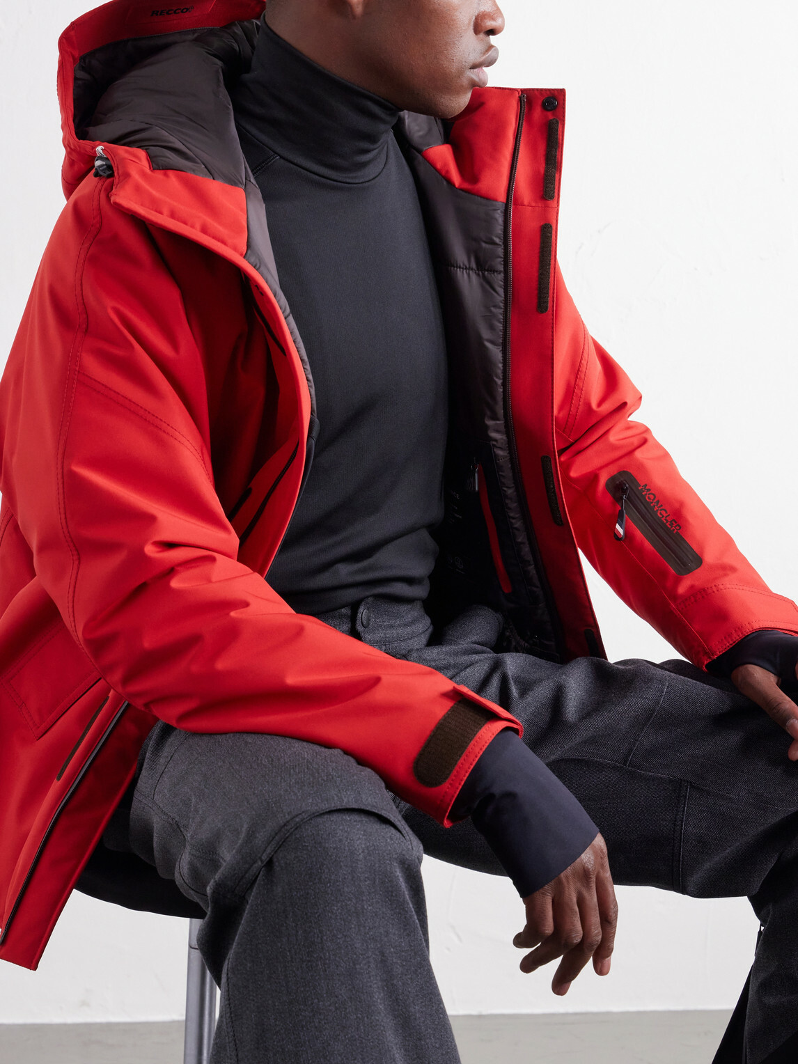 Moncler Grenoble - Lambir Canvas Ski Jacket - Red