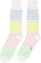 Thom Browne Multicolor Checkered Socks