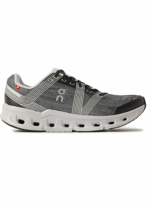 Photo: ON - Cloudgo Stretch-Knit Sneakers - Gray