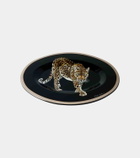 Dolce&Gabbana Casa Leopardo wooden tray