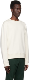 Dries Van Noten Off-White Crewneck Sweatshirt