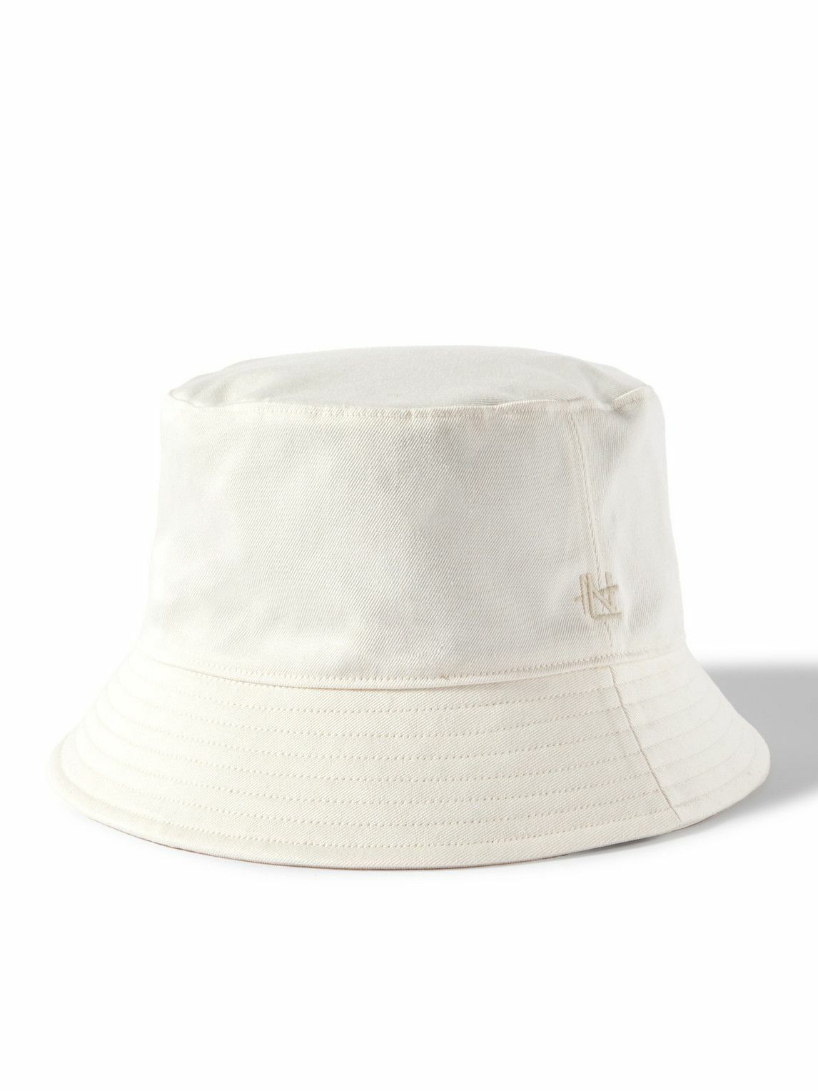 nanamica - Logo-Emboidered Cotton-Blend Twill Bucket Hat - Neutrals ...