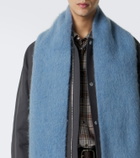 Acne Studios Alpaca, wool, and mohair-blend scarf