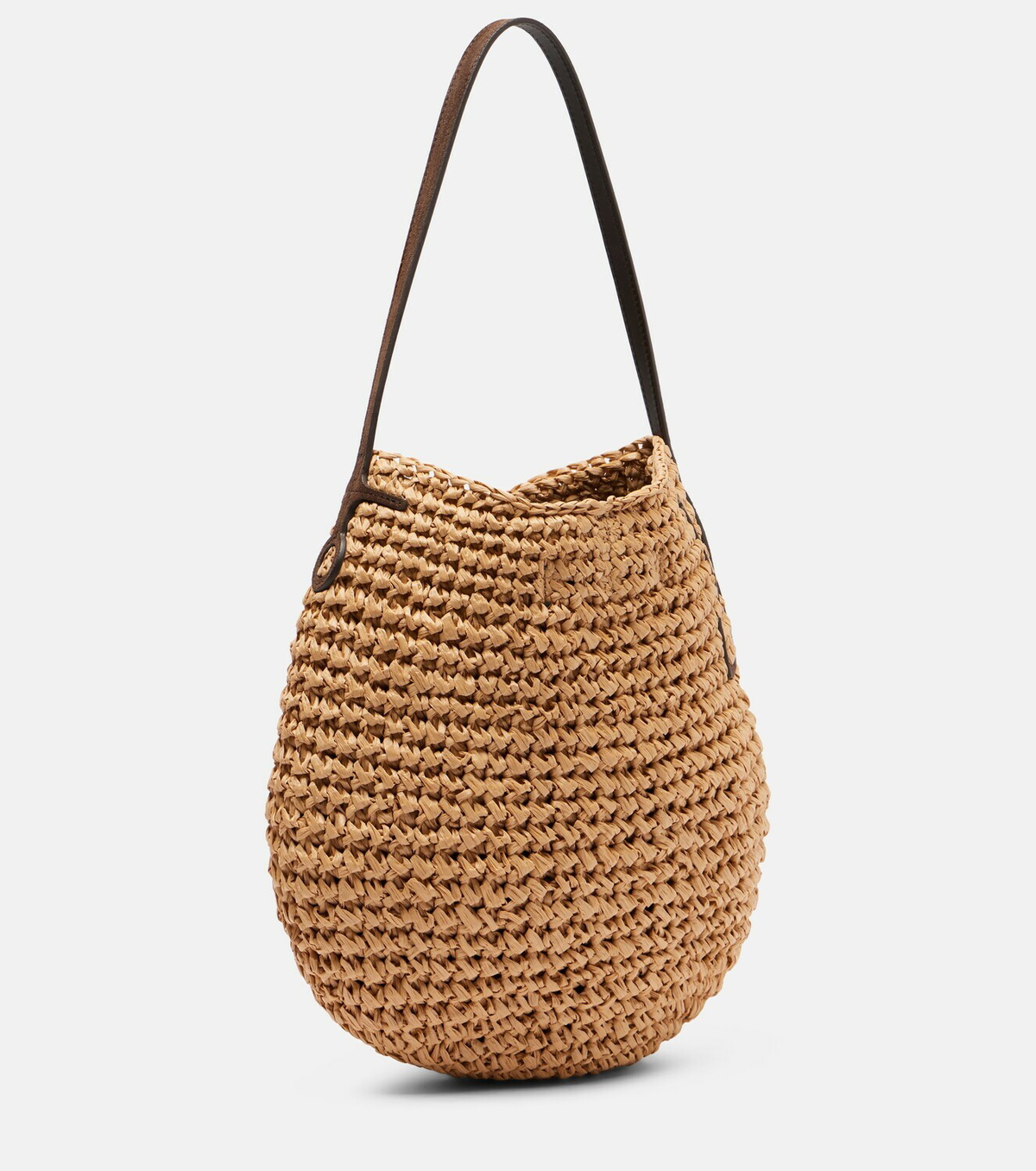 JW Anderson Bulb Small raffia bucket bag