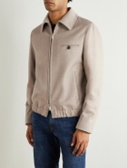 Incotex - Virgin Wool-Blend Bomber Jacket - Neutrals