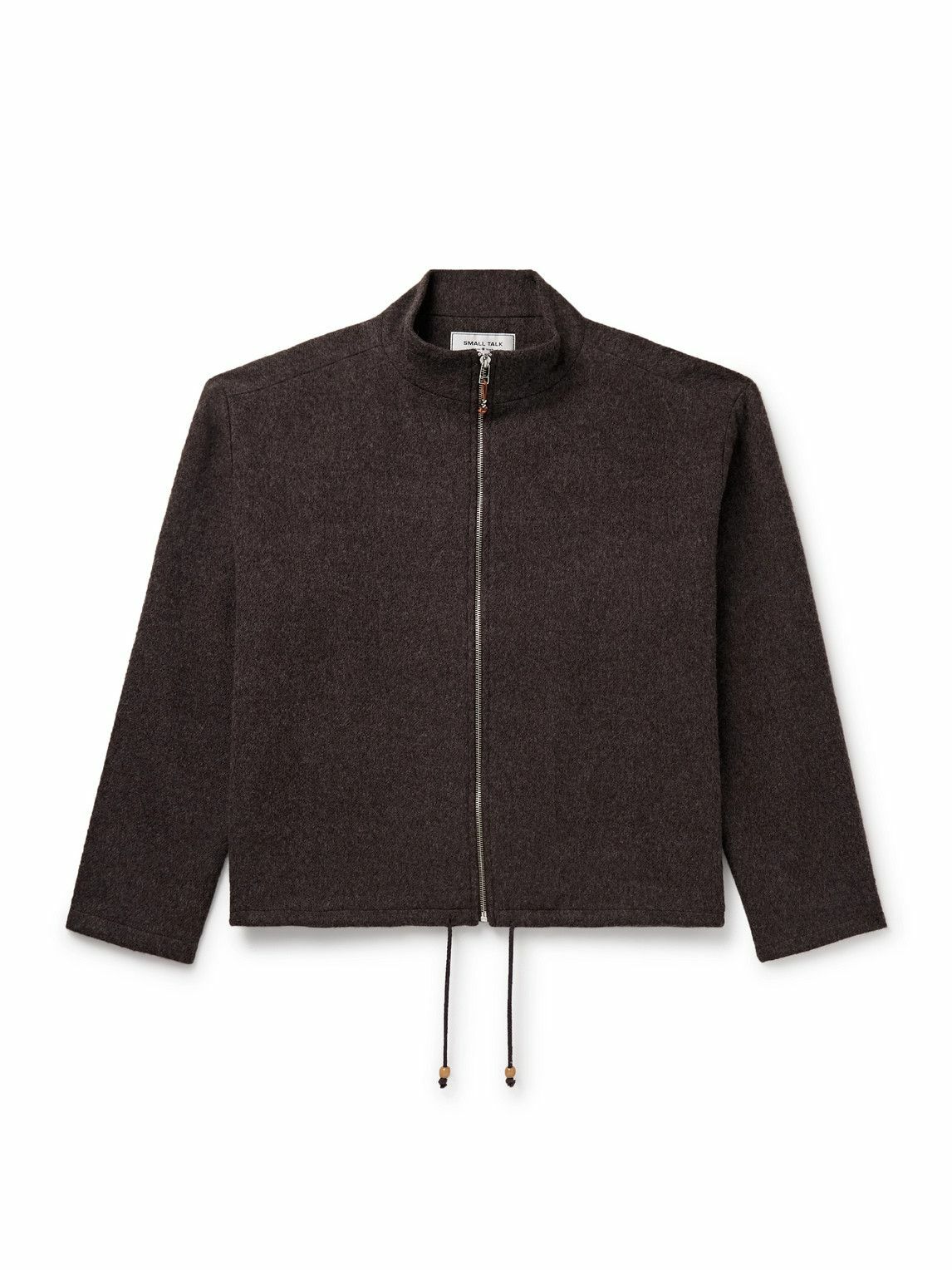 Small Talk - Brushed-Wool Jacket - Brown