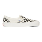 Vans Black and White OG Checkerboard Classic Slip-On Sneakers