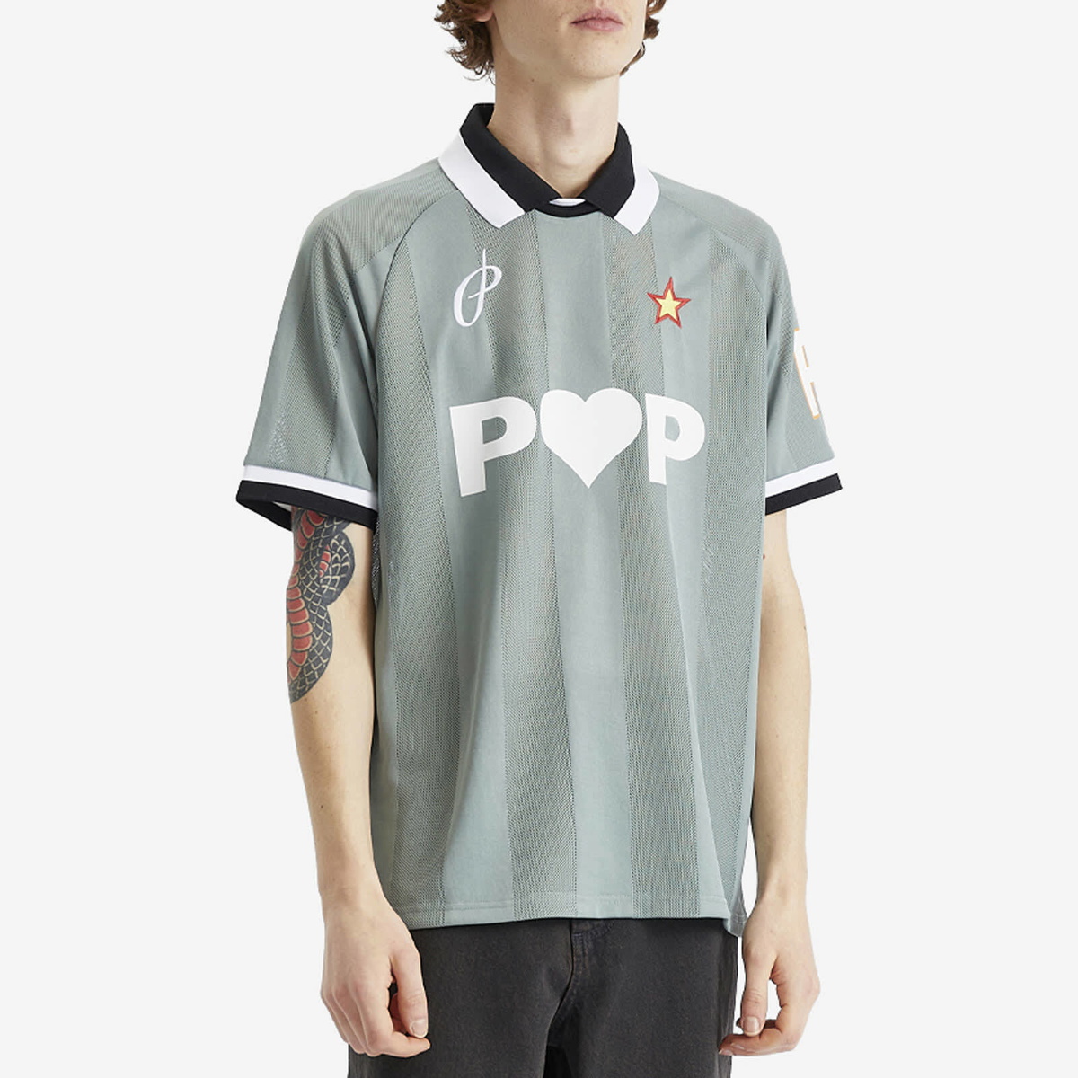 Pop Trading Company Men's Sportif Football Jersey in Stormy Sea