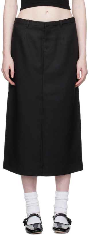 Photo: Sandy Liang Black Socks Midi Skirt