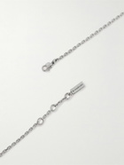 Givenchy - Logo-Engraved Silver-Tone Necklace