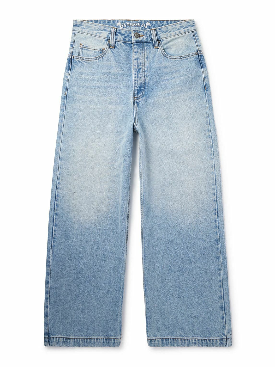 MANAAKI - Straight-Leg Jeans - Blue
