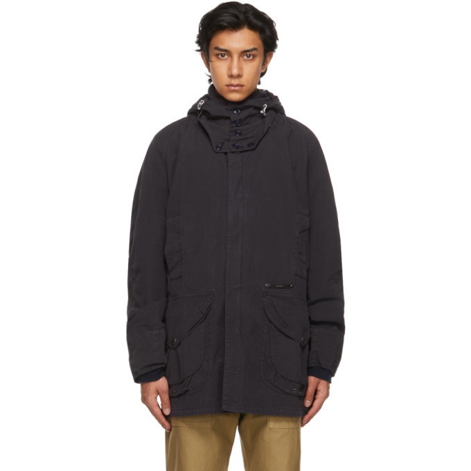 Photo: Barbour Navy Overdyed Beaufort Casual Coat