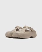Crocs Classic Mary Jane Clog Taupe Beige Womens Sandals & Slide