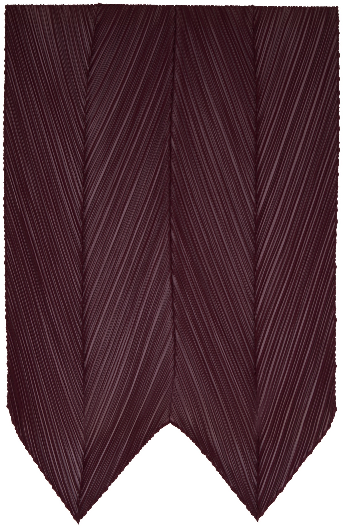 PLEATS PLEASE ISSEY MIYAKE Burgundy January Monthly Scarf