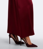 Altuzarra Alix gathered satin maxi dress