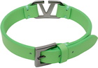 Valentino Garavani Green Vlogo Bracelet