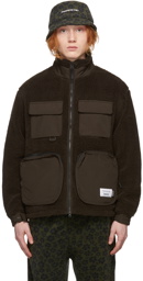 thisisneverthat Brown Gore-Tex Infinium Utility Fleece Jacket