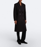 The Row Keone wool and cotton-blend coat