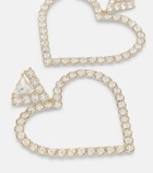Valentino Cœur Royal embellished earrings