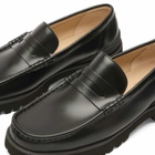 Clarks Originals Men's Yukoner Penny Loafer in Black Leather