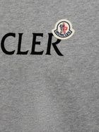 MONCLER Flocked Logo Cotton T-shirt