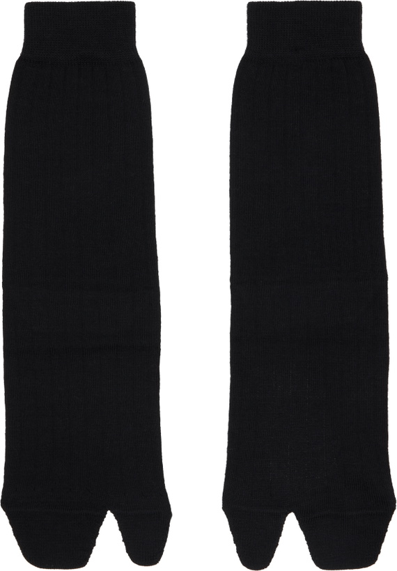 Photo: Maison Margiela Black Tabi Socks