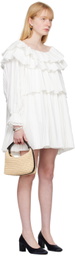 Bode White Brunch Minidress