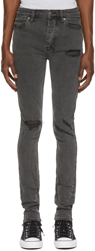 Photo: Ksubi Grey Ripped Van Winkle Jeans