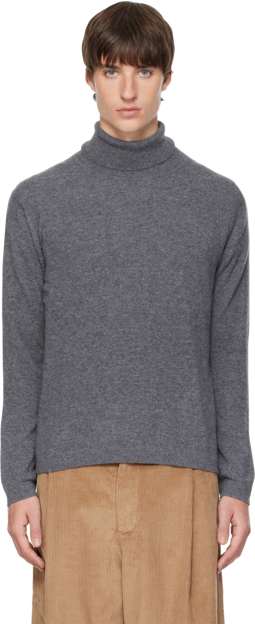 LISA YANG Gray Aksel Turtleneck