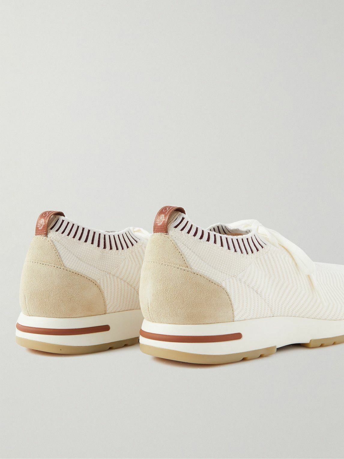 Loro Piana 360 Flexy Walk Wish Stretch-Knit Slip-On Sneakers Shoes