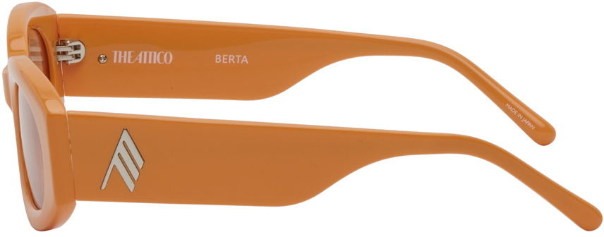 New! Orange Linda Farrow x The Attico Berta sunglasses w/ original packaging! Linda Farrow X The Attico Berta Rectangle-frame Sunglasses  main image 2