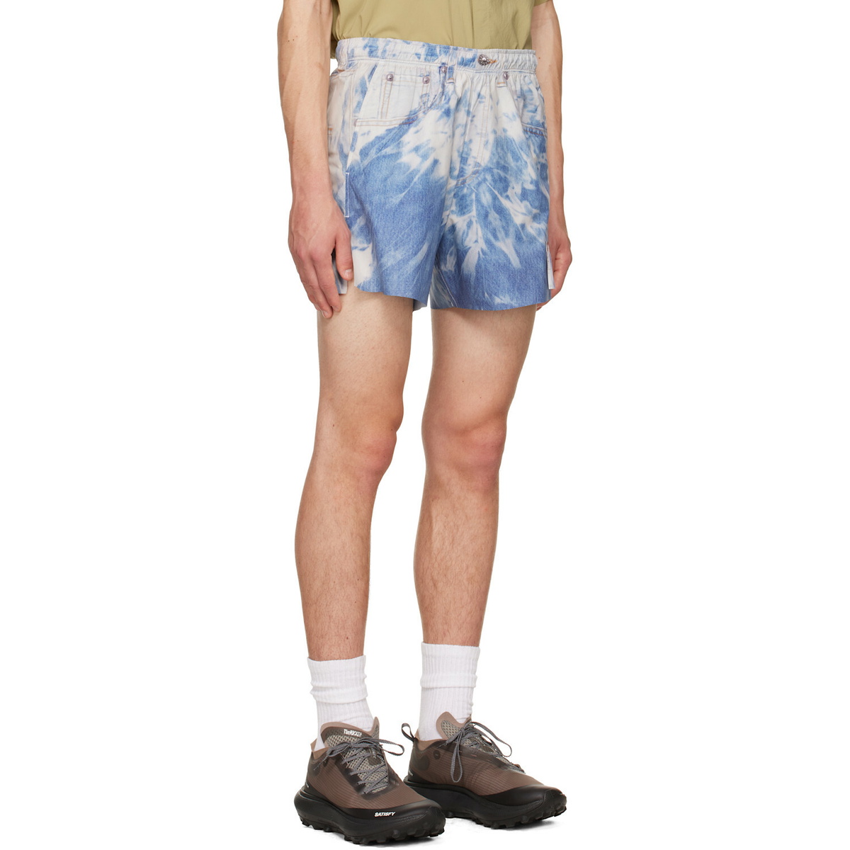 Satisfy Blue PeaceShell Unlined Shorts