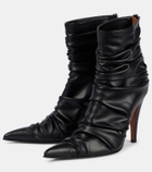 Alexander McQueen Ruched ankle boots