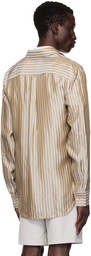 Tiger of Sweden Brown Baarney Shirt